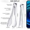 24 Pack Premium Small Serving Tongs,Dmoera Mini Stainless Steel Appetizer Tongs, 5 Inch(12.7cm) view 2