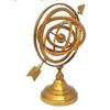 12" Brass Armillary Sphere with Arrow Nautical Maritime Astrolabe Globe Decor by Unique Nautical Store view 1