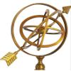 12" Brass Armillary Sphere with Arrow Nautical Maritime Astrolabe Globe Decor by Unique Nautical Store view 2