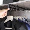 Extendable Pull Out Closet Rod, Sliding Wardrobe Closet Valet Rod,Heavy Duty Adjustable Wardrobe Hanger Rack, Top Mount Save Wardrobe Space Cabinet Organizer (Battery *1 : 40CM) view 1