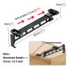 Extendable Pull Out Closet Rod, Sliding Wardrobe Closet Valet Rod,Heavy Duty Adjustable Wardrobe Hanger Rack, Top Mount Save Wardrobe Space Cabinet Organizer (Battery *1 : 40CM) view 4