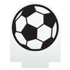 Personalized Planet Soccer Ball Multicolor LED Night Light with Custom Name and Jersey Number Laser Engraved on Acrylic Design Insert | Base Projects 7 RGB Colors | Includes USB Power Cable, 5.5x8.5 view 4