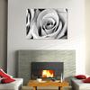 Jaxson Rea "White Noise Rose 2" Gallery Wrapped Canvas by Tracey Telik, 32" x 24" view 3