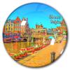 Belgium Ghent Fridge Magnet Refrigerator Stickers Decorative Magnet Travel Souvenir Crystal Glass view 1