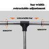 BOVDC Pull Down Closet Rod Aluminum Heavy Duty Clothes Hanging Rail 90 Automatic Stop Wardrobe Lift Rail with Non-Slip Handle for Save Space, Adjustable Width 55-70/70-93/93-125cm(A,55-70CM) view 4
