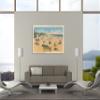 Jaxson Rea "Beach Postcard I Gallery Wrapped Canvas by Wild Apple Portfolio, 15" x 10" view 3