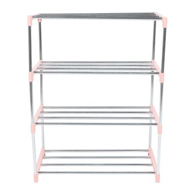 Zerodeko Four-Layer Shoes Rack Modern Minimalist Shoe Storage Shelf for Entryway and Dorm Sturdy Materials Easy to Clean Capacity Organizer