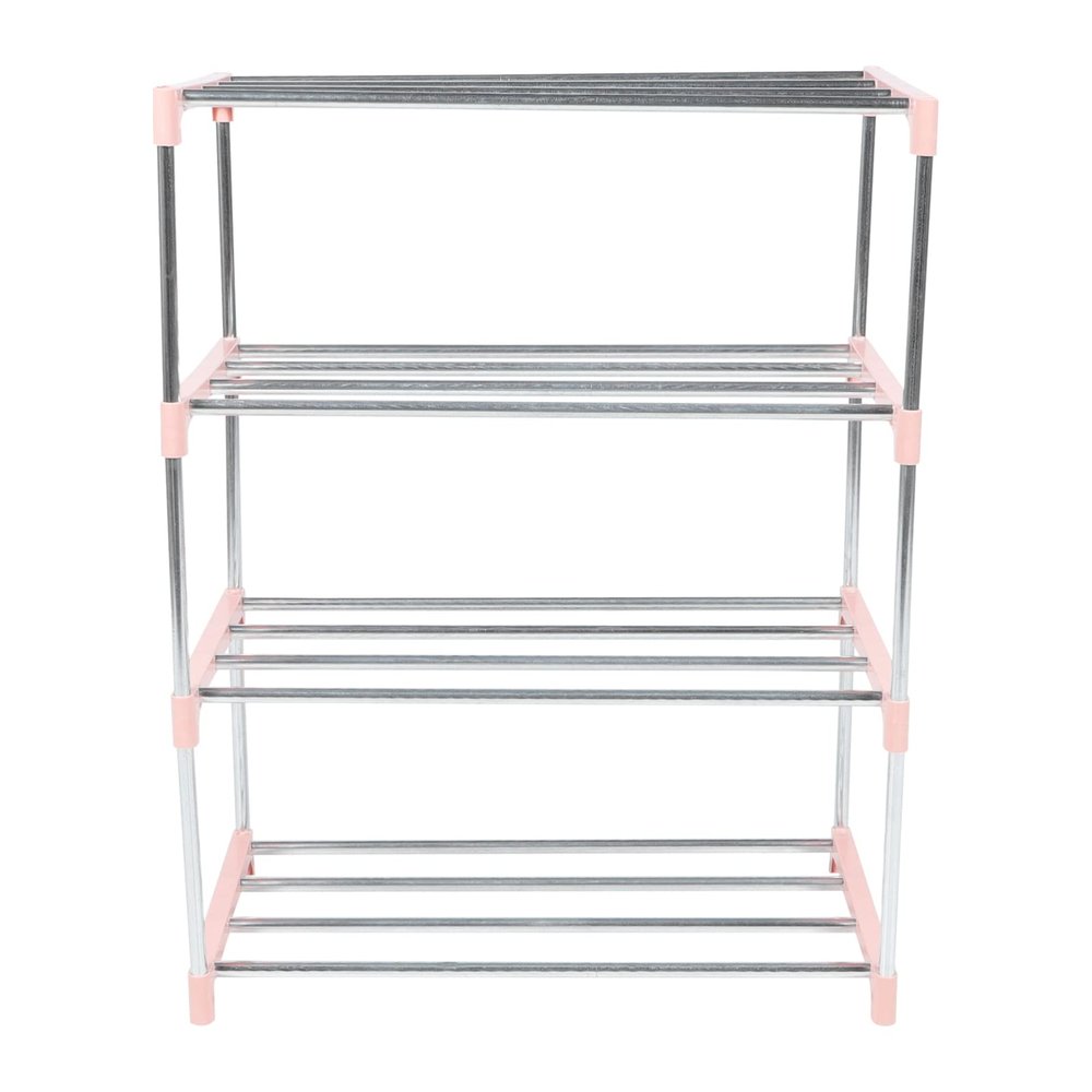 Zerodeko Four-Layer Shoes Rack Modern Minimalist Shoe Storage Shelf for Entryway and Dorm Sturdy Materials Easy to Clean Capacity Organizer