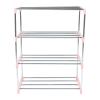 Zerodeko Four-Layer Shoes Rack Modern Minimalist Shoe Storage Shelf for Entryway and Dorm Sturdy Materials Easy to Clean Capacity Organizer view 1