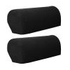 Aliuciku 2pcs Sofa Armrest Cover, Non-Slip Sofa Armrest Furniture Protection Cover (Color : Black) view 1