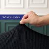 Aliuciku 2pcs Sofa Armrest Cover, Non-Slip Sofa Armrest Furniture Protection Cover (Color : Black) view 2