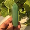 WGPHDW Meditation Home Decor, Natural Dongling Jade Pillars Decorated with Crystal Single Pointed Pillars of Bluestone polishing Healing Energy Stone Gifts,Natural Crystal (Size : 10-12cm) view 3