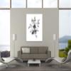 Jaxson Rea "Sketchbook Flowers on White II Gallery Wrapped Canvas by Wild Apple Portfolio, 24" x 30" view 4
