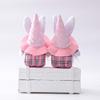 2Pack Spring Easter Decorations Gnome Plush Bunny Handmade Scandinavian Tomte Elf Figurine Gnome Faceless Plush Doll Easter Rabbit Household Decor Ornaments (Easter Gnome D) view 3