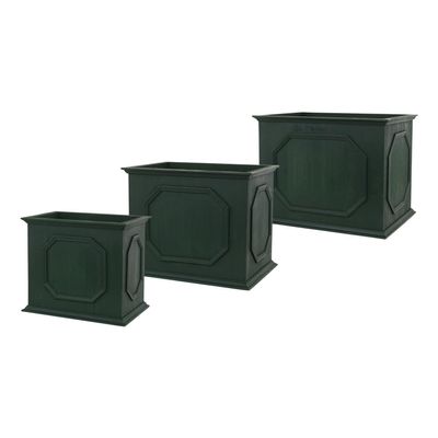 Melrose 85164 Plnater, Set of 3, 18" L X 13.25" H, Wood