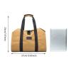 YANZHEXIN Firewood Log Rack Firewood Carrier Sturdy Wood Carring Bag with Handles Strap for Camping Indoor Khaki Holder with Handles for Camping Firewood Storage view 2