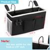 Loghot Bedside Caddy/Bedside Storage Bag Hanging Organizer for Bunk and Hospital Beds,Dorm Rooms Bed Rails,Can be Placed Glasses,Books,Mobile Phones,Keys (2pc Black) view 3