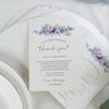 HUIHUANG Wedding Thank You Place Setting Cards, 50 Place Cards for Table Setting, Table Place Cards for Wedding Favors, Receptions, Dinner Parties, Events and Celebrations (4 X 6 in, Blue Floral) view 2