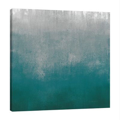 Jaxson Rea "Silver Wave I Green Crop Gallery Wrapped Canvas by Silvia Vassileva, 24" x 32"