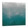 Jaxson Rea "Silver Wave I Green Crop Gallery Wrapped Canvas by Silvia Vassileva, 24" x 32" view 1