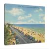 Jaxson Rea "Beach Postcard II Gallery Wrapped Canvas by Wild Apple Portfolio, 15" x 10" view 1