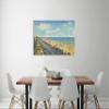 Jaxson Rea "Beach Postcard II Gallery Wrapped Canvas by Wild Apple Portfolio, 15" x 10" view 2