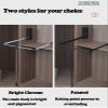BOVDC Pull Down Closet Rod Aluminum Heavy Duty Clothes Hanging Rail 90 Automatic Stop Wardrobe Lift Rail with Non-Slip Handle for Save Space, Adjustable Width 55-70/70-93/93-125cm(A,70-93CM) view 2