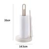 Paper Towel Holder Toilet Roll Paper Towel Rack Stand Holder Dining Kitchen Roll Paper Holder Toilet Stand Towel,Beige,China view 2