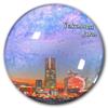 Japan Yokohama Fridge Magnet Refrigerator Stickers Decorative Magnet Travel Souvenir Crystal Glass view 1