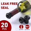 20 Pieces Wine Stoppers with Vacuum Pump Wine Preserver Vacuum Bottle Stopper Wine Keeper Wine Vacuum Stoppers Wine Saver Vacuum Pump for Kitchen Home Bar Office, Gifts for Wine Lovers view 4