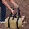 YANZHEXIN Firewood Log Rack Canvas Log Carrier Bag Durable Tote Fireplace Stove Accessories Extra Large Firewood Holder with Handles for Camping Firewood Storage view 4