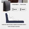 ZZYK Bed Backboard Upholstered Headboard Backrest Pillow Washable Cotton and Linen Fabric Large Bed Headboard Full Size Bedroom Headboard Cushion,D,No headboard 78.7"/200cm view 4