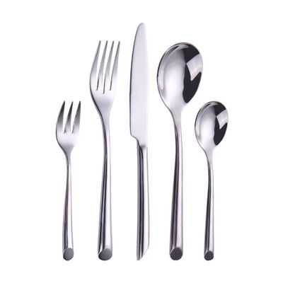 30 Piece Silverware Set, Stainless Steel Flatware Service for 6, Modern Tableware Cutlery for Home, Elegant Eating Utensils Include Knives/Spoons/Forks, Mirror Polished, Dishwasher Safe