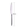30 Piece Silverware Set, Stainless Steel Flatware Service for 6, Modern Tableware Cutlery for Home, Elegant Eating Utensils Include Knives/Spoons/Forks, Mirror Polished, Dishwasher Safe view 3
