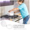 Stove Knob Covers for Gas Stoves Child Safety Burner Protectors Plastic Oven Knob Covers Heat Resistant view 4