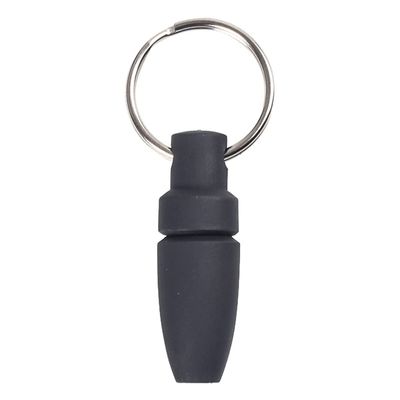 Easnea Portable Black Stainless Steel Cigar Puncher Cigar Drill Keychain Hole Cutter Opener Most Cigar Cigar Lovers Present Small Tools