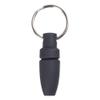 Easnea Portable Black Stainless Steel Cigar Puncher Cigar Drill Keychain Hole Cutter Opener Most Cigar Cigar Lovers Present Small Tools view 1