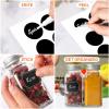16 Pack 6 oz Glass Spice Jars with 80 Black Labels,180ml Empty Square Spice Containers Seasoning Bottles with Silver Caps and Shaker Lids for Kitchen Storage(Chalk Marker,Funnel and Brush include) view 4
