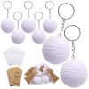 MagiRita Golf Keychains 24 Pack Golf Party Favors Sports Stress Ball Goodie Bags Gifts Decor Backpack School Golf Theme Birthday Party Supplies Team Player Prize Carnival Reward view 1