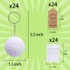 MagiRita Golf Keychains 24 Pack Golf Party Favors Sports Stress Ball Goodie Bags Gifts Decor Backpack School Golf Theme Birthday Party Supplies Team Player Prize Carnival Reward view 4