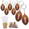 MagiRita Football Keychains 24 Pack Football Party Favor Sports Stress Ball Goodie Bags Gifts for School Team Player Prize Carnival Reward Football Theme Birthday Party Supplies view 1