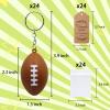 MagiRita Football Keychains 24 Pack Football Party Favor Sports Stress Ball Goodie Bags Gifts for School Team Player Prize Carnival Reward Football Theme Birthday Party Supplies view 4