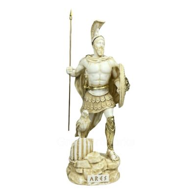 Ares Mars Greek Roman Olympian God of War Statue Sculpture Figure 36.5 cm
