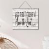 Modern Primitive Decor Established Wood Sign 10x12 Inch As for Me And My House We Will Serve The Lord Cute Wall Art Wood Plaque Sign with Quotes Home Table Sign for Laundry Coffee Shops view 3