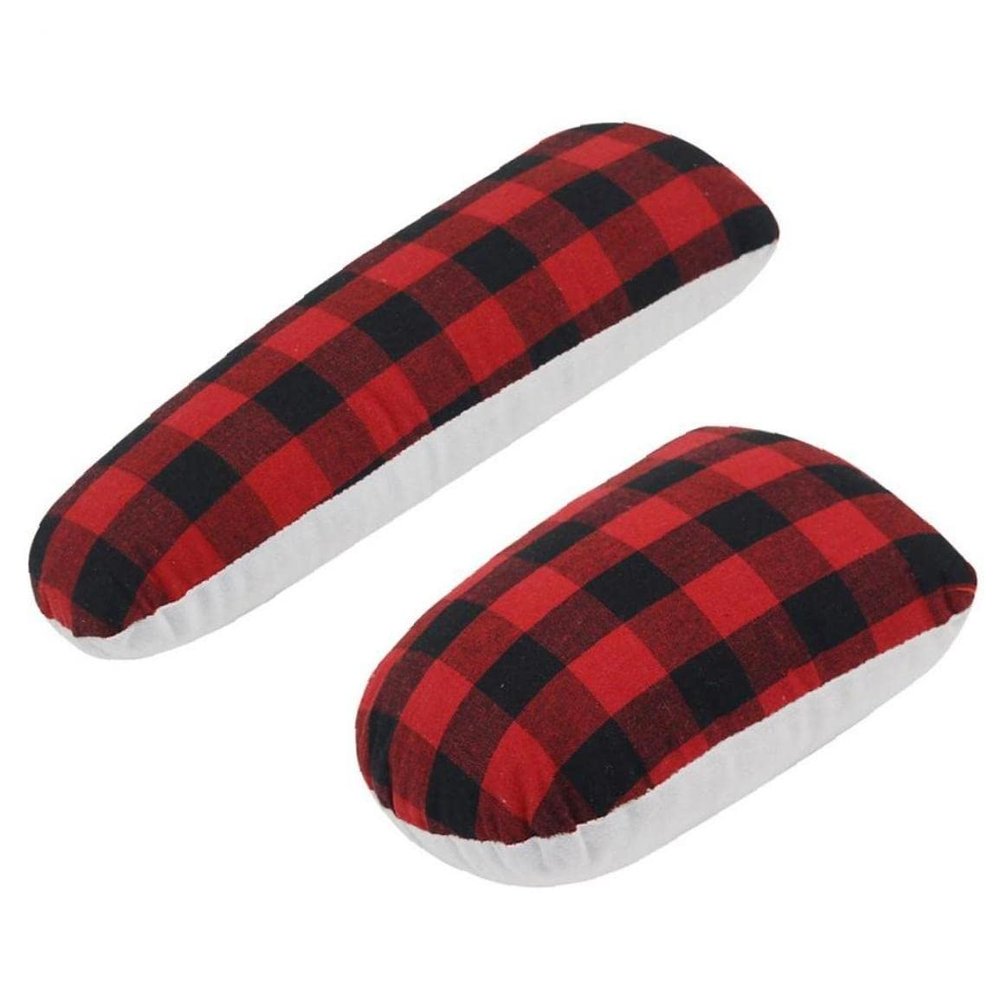 Froiny Seams Curves and Sleeve Roll Set 2pcstailors Ham Seam Roll Ironing Pressing Tools Ironing Heat Insulation Pad for Black and Red One Size