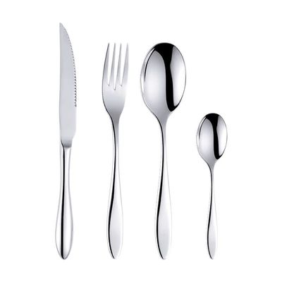 32-Piece Silverware Set, Premium Silverware Cutlery Set Stainless Steel Flatware Sets Service for 8, Spoons Forks Knifes Utensils Tableware Sets for Home, Mirror Polished, Dishwasher Safe