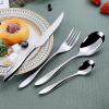 32-Piece Silverware Set, Premium Silverware Cutlery Set Stainless Steel Flatware Sets Service for 8, Spoons Forks Knifes Utensils Tableware Sets for Home, Mirror Polished, Dishwasher Safe view 4