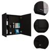 DEPOT E-SHOP 23" Harbor Medicine Cabinet w/Mirror & 4 Shelves - Bathroom Storage Cabinet Oak view 2