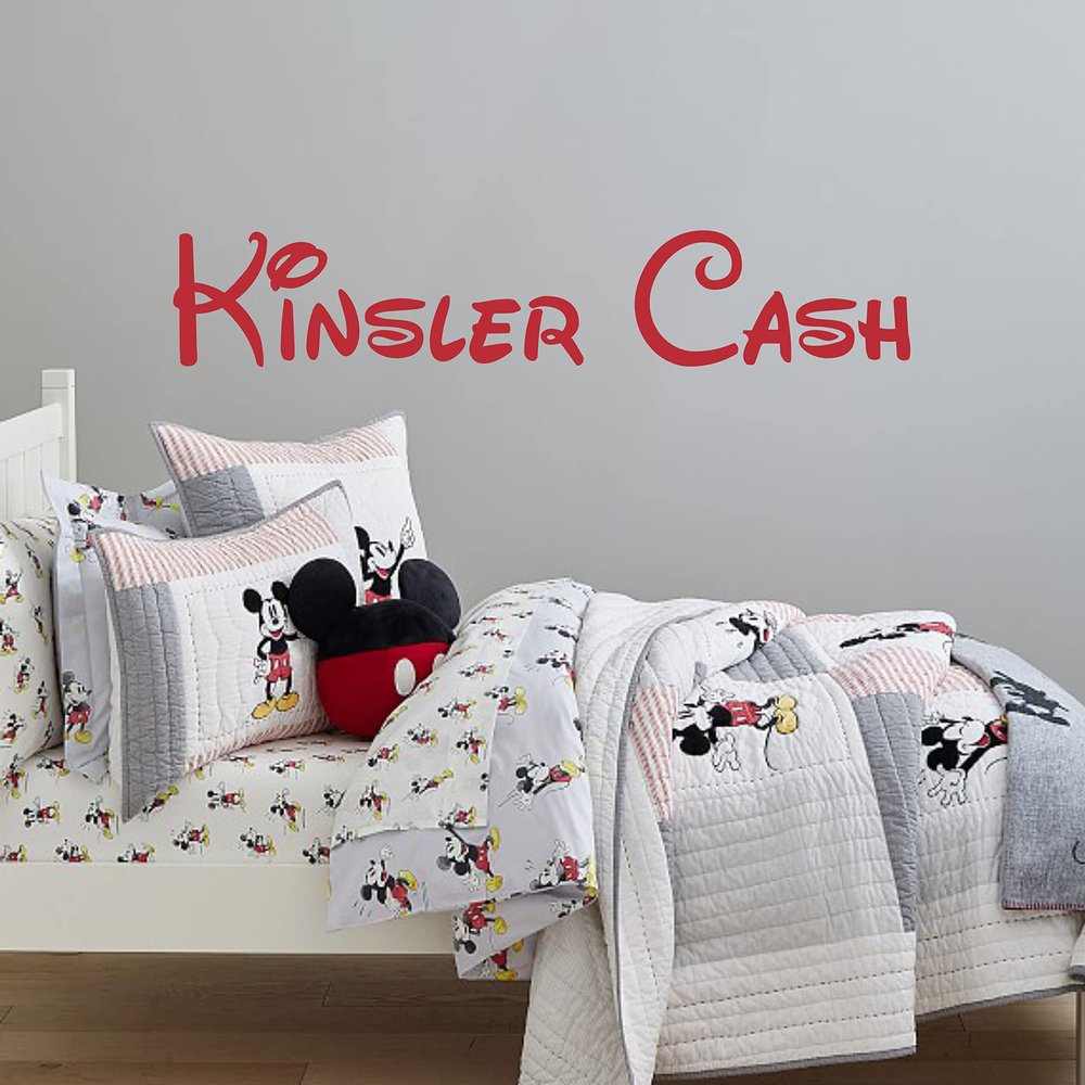 Custom Name Wall Decal- Baby Boy Girl Unisex - Nursery Decal for Home Bedroom Children - Wall Sticker (409) (26" Wide x 5" high)
