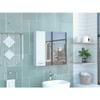 Medicine 23H Double Door Cabinet,4 Interior Shelves, White view 1